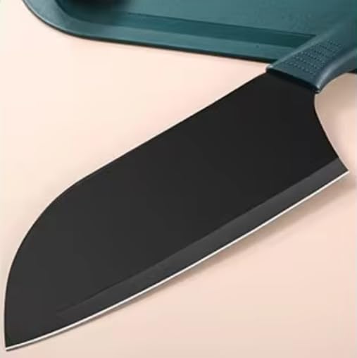 31x-W4ly2kL Chef Kitchen Knives Set with Cutting Board, Dark Green