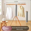 Portable Tripod Rotating Clothes Drying Rack, Indoor Folding Laundry Drying Rack