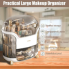 Makeup Organiser, Transparent Cosmetic Storage Case