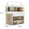 Makeup Organiser, Transparent Cosmetic Storage Case