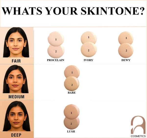 85 Flawless Fusion 2IN1 - Conceal & Cover With Mousse Base Foundation (Dual Shade)